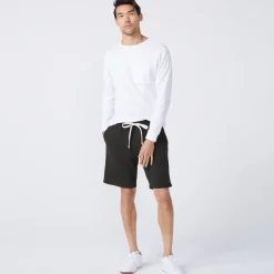 MONROW Supersoft Fleece Shorts FADEDBLACK Outlet